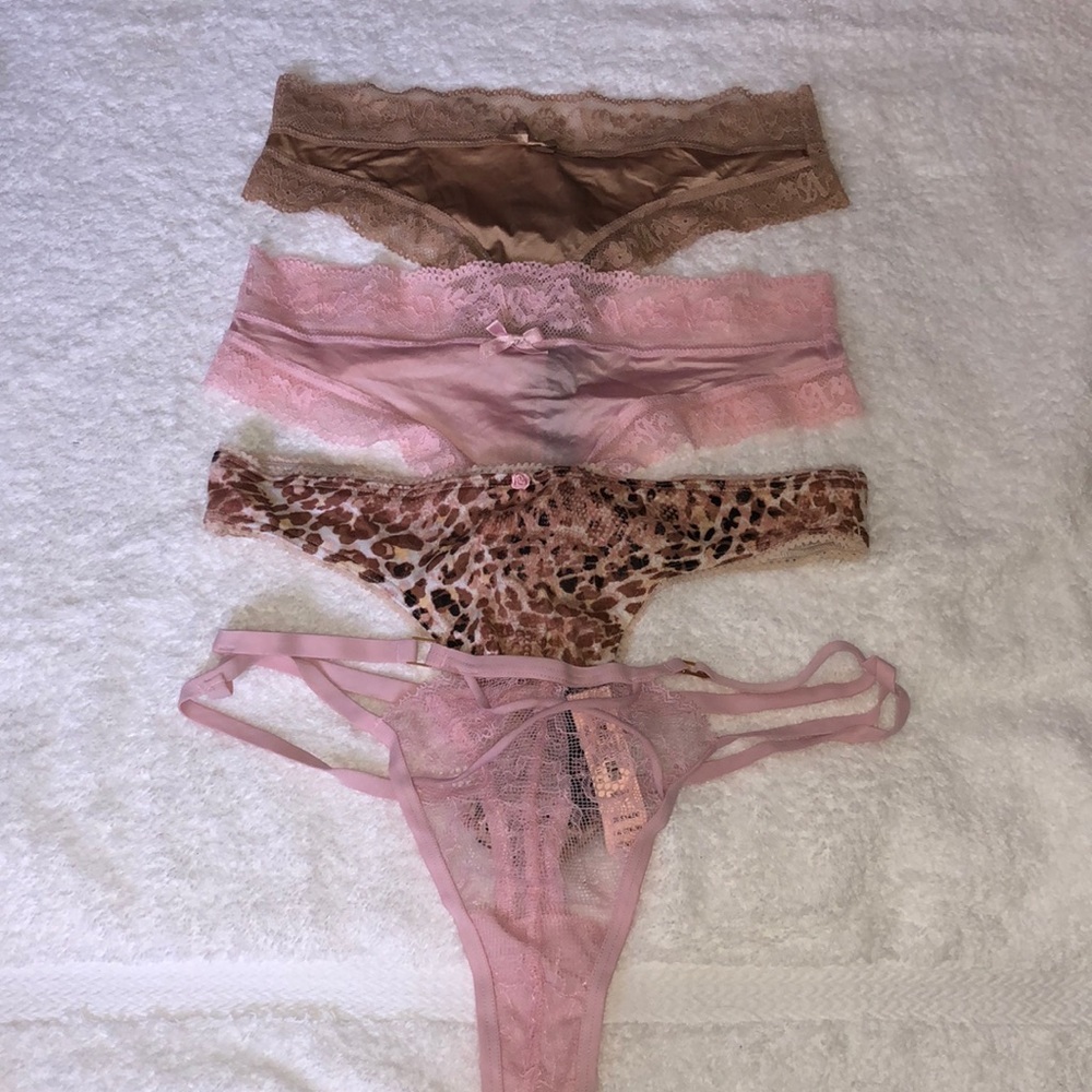 Lot of 4 NWT victorias secret panties